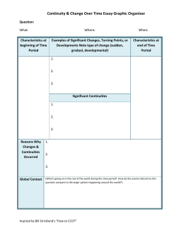 A thesis report