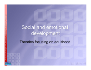 Theories of Adult Socio