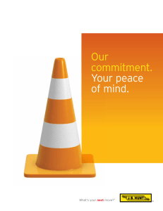 Our commitment. Your peace of mind.