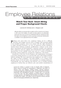 Employee Relations