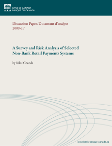 A Survey and Risk Analysis of Selected Non-Bank