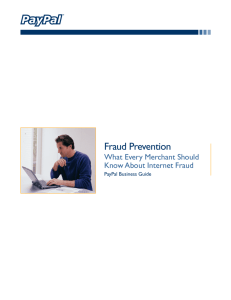 PayPal Fraud Prevention