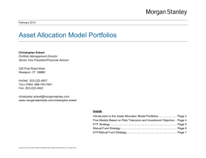 Asset Allocation Model Portfolios - February 2014