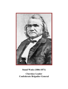 Stand Watie (1806-1871) Cherokee Leader Confederate Brigadier