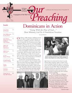 Our Preaching_Vol2 Iss2.qxd - Dominican Sisters of Amityville