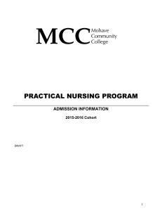 practical nursing program - Mohave Community College