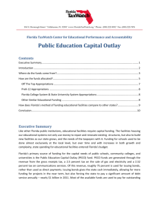 Public Education Capital Outlay