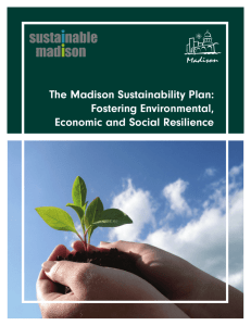 The Madison Sustainability Plan