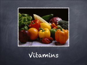 Vitamins copy - Adventist Health Ministries