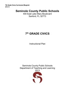 7th Grade Civics - Seminole County Schools