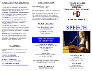speech - Howard College