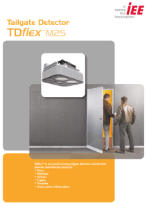 Tailgate Detector TDflex™ M2S Brochure