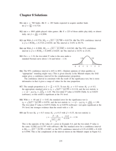 Chapter 8 Solutions