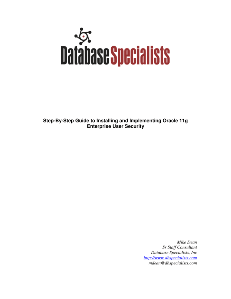 Oracle Forms 11g Tutorial Pdf Step-By-Step Guide to Installing and Implementing Oracle 11g