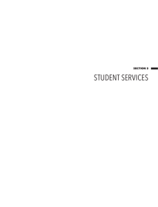 Student Services (280Kb PDF)