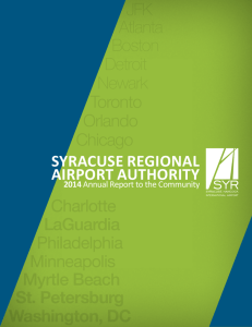 2014 Annual Report - Syracuse Regional Airport Authority