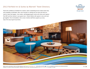 2013 Fairfield Inn & Suites by Marriott® Travel Directory