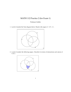 MATH 112 Practice 2 (for Exam 1)