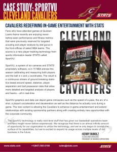 cleveland cavaliers case study: sportvu