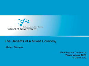 The Benefits of a Mixed Economy - Institute of Public Administration