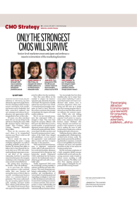 Only The Strongest CMOs Will Survive