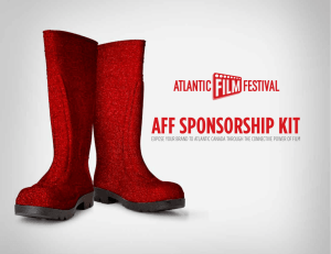 aff sponsorship kit - Atlantic Film Festival