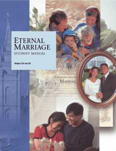 Eternal Marriage Student Manual - LDS Institute
