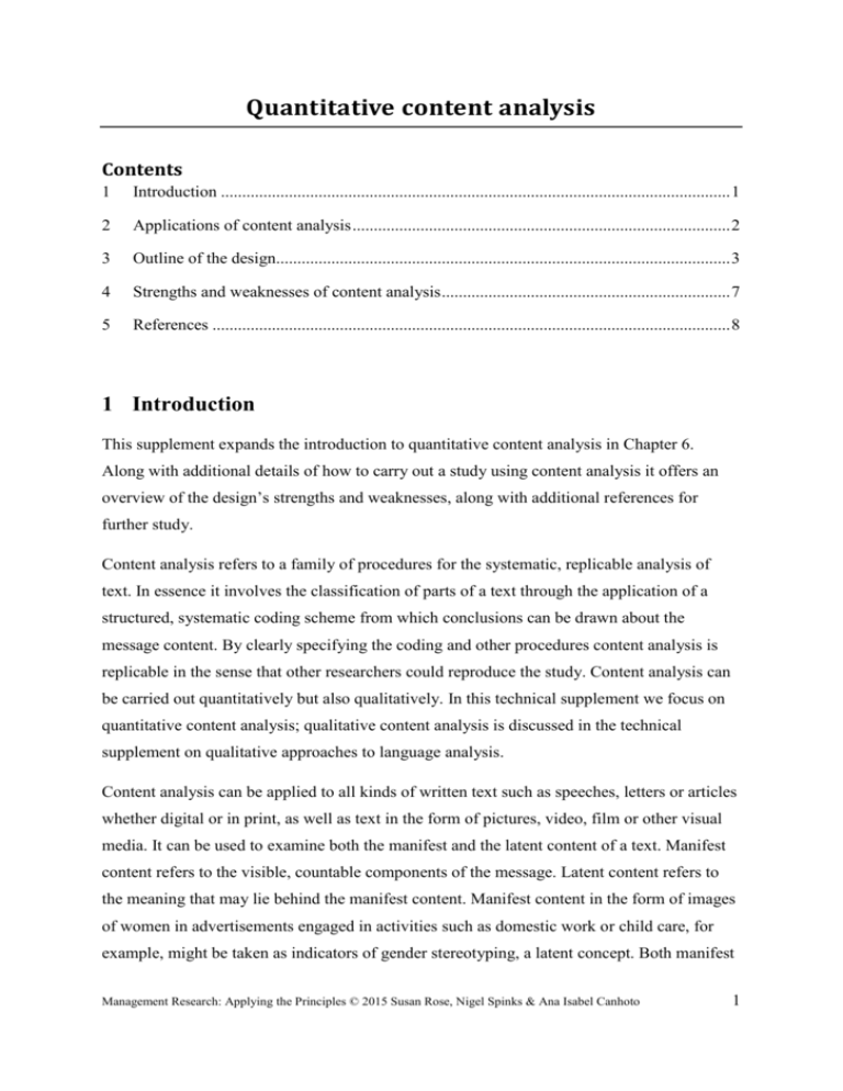 quantitative content analysis dissertation