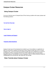 CampusCruiser Resources