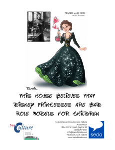 This house believes that Disney princesses are bad role models for
