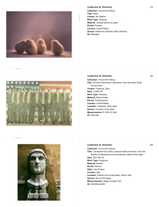 1/9 Leadership (K. Schwartz) Collection: Art and Art History Title