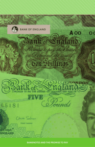 Banknotes and the Promise to Pay