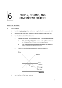6 SUPPLY, DEMAND, AND GOVERNMENT POLICIES