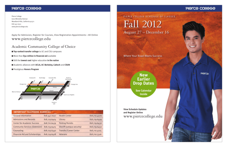 Fall 2012 Pierce College