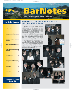 In This Issue - San Fernando Valley Bar Association