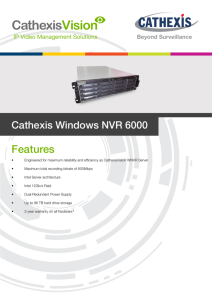 Cathexis Windows NVR 6000-2015