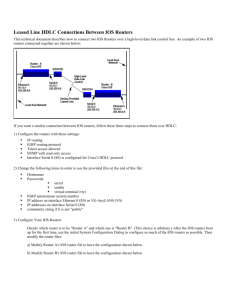 Leased line HDLC connections between IOS routers (pdf: 16 KB)