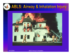 Airway & Inhalation Injury