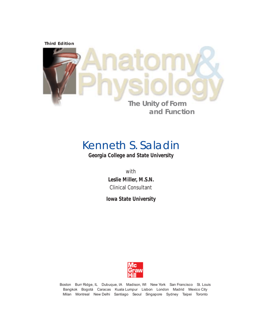 30 Saladin Anatomy And Physiology Study Guide