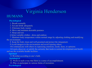 Virginia Henderson - Virtual Curriculum