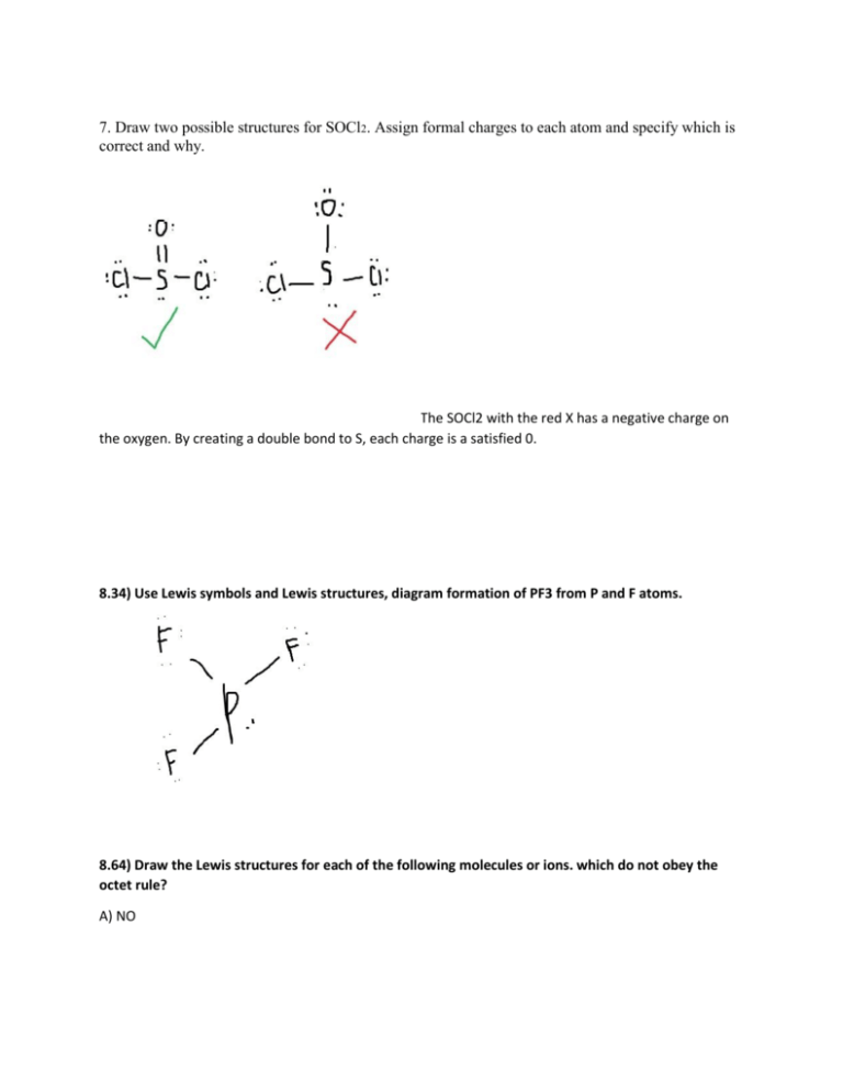 Determine the preferred Lewis structure for this molecule. 