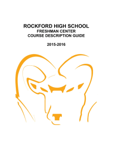 Course Descriptions - Rockford Public Schools