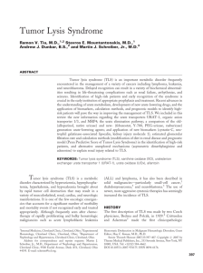 Tumor Lysis Syndrome