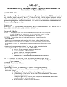 syllabus - SIU - College of Education and Human Services