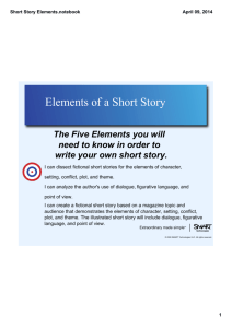 Short Story Elements.notebook
