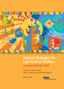 Sectoral Strategies for Low-Income Workers