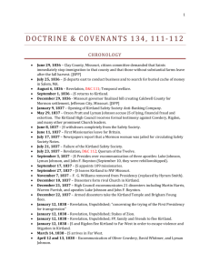 DOCTRINE & COVENANTS 134, 111-112