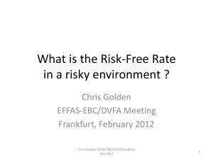 Chris Golden - What is the Risk-Free Rate 01 - EFFAS