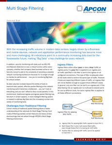 Multi Stage Filtering