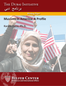 Muslims in America: A Profile - Columbia International Affairs Online